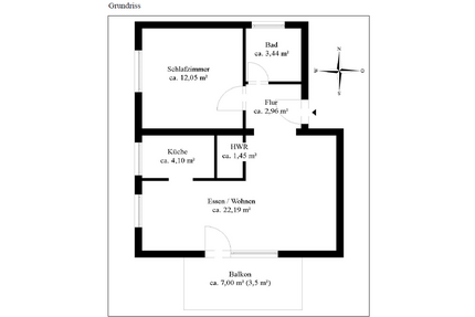 Wohnung zum Mieten in Weimar 420,00 € 49.69 m²