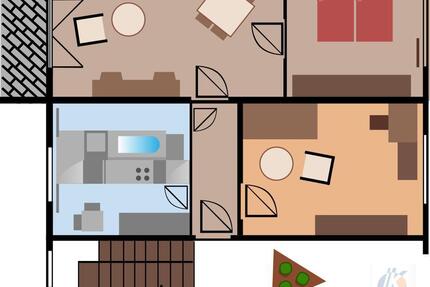 ANRUFEN!ANSCHAUEN!ANMIETEN! Frisch Renov 3-R-Whg mit Balkon im 1.OG ab sofort zu vermieten - Großenhain