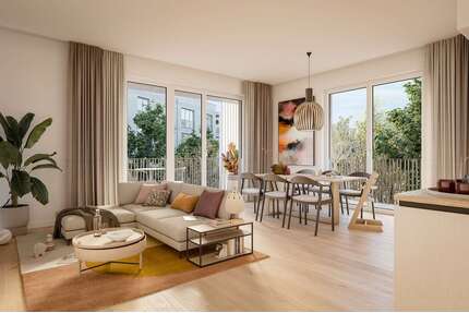 Wohnung zum Mieten in Oberschleißheim 1.250,00 € 53.84 m²