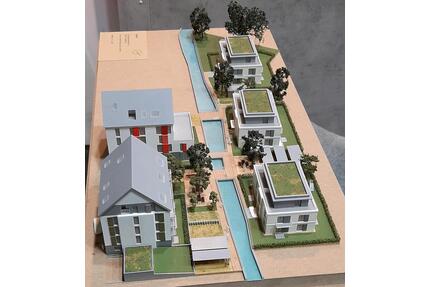 Möblierte 1-Zimmer- Wohnung mit Terrasse und Garten - Augsburg Oberhausen