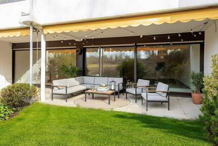 3-Zimmer-Wohnung in Hanglage mit Terrasse & kleinem Garten in Dreieichenhain - Dreieich / Dreieichenhain