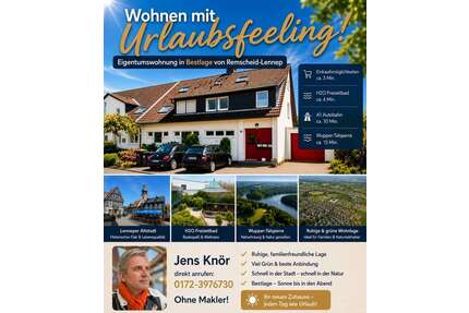 Wohnung zum Kaufen in Remscheid-Lennep 314.000,00 € 135 m²