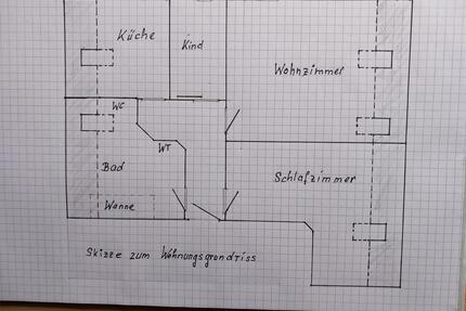 schöne 2,5 Raumwohnung - 352,00&nbsp;EUR Kaltmiete, ca.&nbsp; 61,20&nbsp;m&sup2; in Groß Quenstedt (PLZ: 38822)