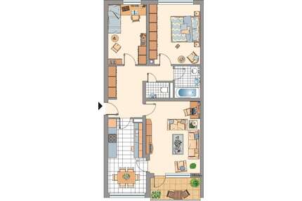 Wohnung zum Mieten in Remscheid 540,00 € 72.02 m²