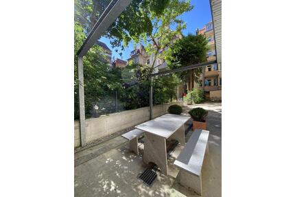 Komplett möblierte 2 Zi Whg. (nur für 1 Person) mit Gartenterrasse in der Innenstadt (Kulturdenkmal) - Stuttgart Lehen