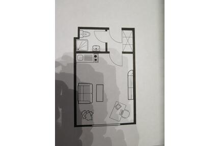 1- Raum-Wohnung, 24,19m², 1. OG, Lübeck, Teutonenweg 1