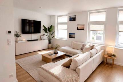 Viel Raum zum Leben – gepflegte 3-Zimmer-Wohnung mit offener Wohnküche, Wintergarten und Dachterrasse - Borna