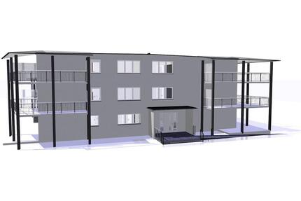 moderne Dreizimmerwohnung mit großem Balkon - Gadebusch