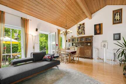 Kleinod im Grünen: Phantastische Gartenwohnung in Wolfratshausen