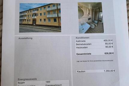 Wohnung ver - 630,00&nbsp;EUR Kaltmiete, ca.&nbsp; 43,00&nbsp;m&sup2; in Helmstedt (PLZ: 38350)