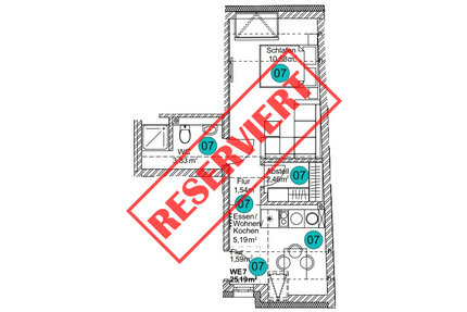 Wohnung zum Kaufen in Fridingen an der Donau 89.000,00 € 25.19 m²
