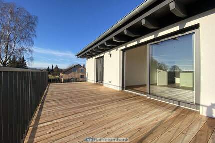 Ein ganzes Haus auf einer Etage!Neubau Dachgeschosswohnung mit hohen Räumen! KfW40 - Schrobenhausen / Hörzhausen