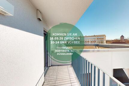 Weitläufige 2-Zimmer-Wohnung mit Loggia für moderne Ansprüche - Düsseldorf Stadtbezirk 3