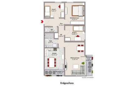Wohnung zum Kaufen in Kaufering 369.000,00 € 91 m²
