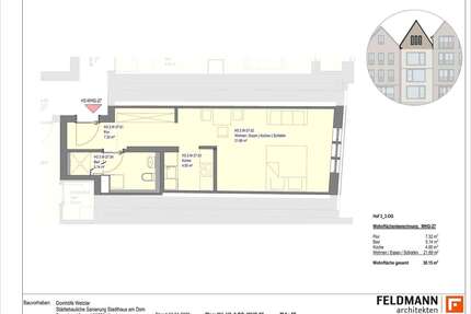 Wohnung zum Mieten in Wetzlar 700,00 € 38.18 m²