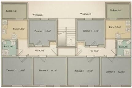 Hochwertige 3-Zimmer-Wohnung Neubau Energieeffizienz A+ - Celle Neustadt/Heese