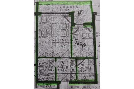 2-Zimmer-Wohnung mit Südbalkon in Bad Rothenfelde, Sackgasse