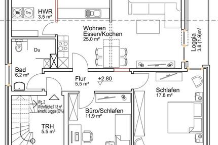 Erstbezug Obergeschosswohnung in Ellewick-Crosewick - Vreden