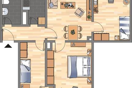 4-Zimmer-Wohnung in Bochum Harpen