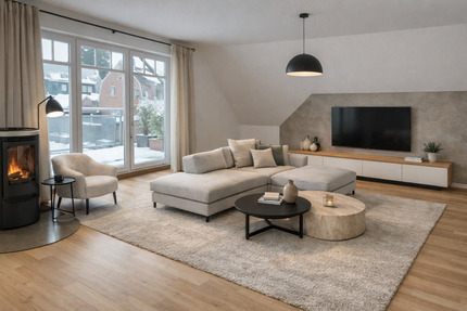 helle Penthouse-Wohnung in Syke