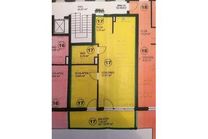 Helle 2-Zimmer-Wohnung mit Balkon & Einbauküche in Bad Gögging - Neustadt an der Donau