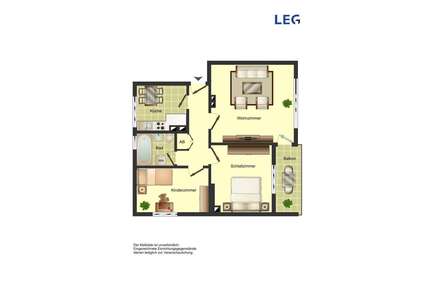 Wohnung zum Mieten in Bergkamen 509,00 € 62.99 m²