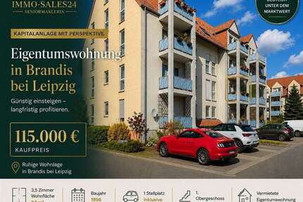 Wohnung zum Kaufen in Brandis b Wurzen 115.000,00 € 84 m²