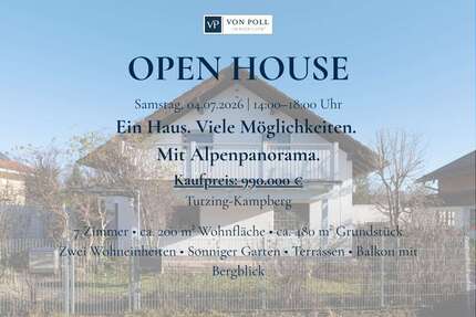 Haus zum Kaufen in Tutzing 990.000,00 € 200 m²