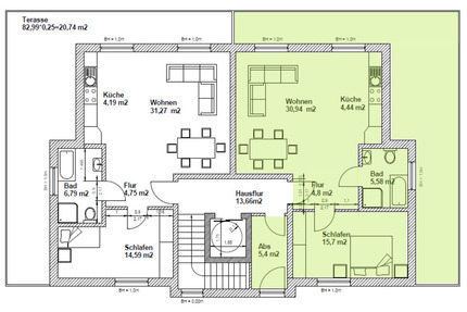 Moderne Penthousewohnung mit großer Dachterrasse in Miesenheim - Andernach