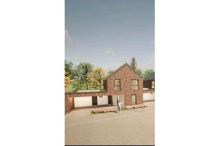 Neubau Kettenhaus in Bawinkel zur Vermietung. KFW 40 QNG, Garten