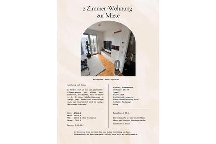 2-Zimmer- Wohnung in Ingolstadt - München Ramersdorf-Perlach