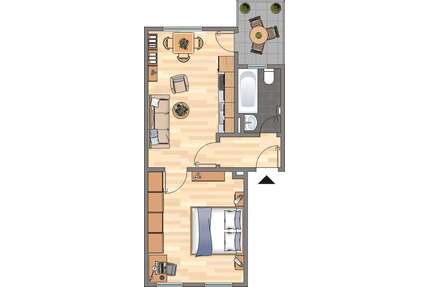 Wohnung zum Mieten in Dortmund 389,00 € 36.2 m²