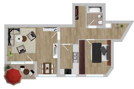 Wohnung zum Kaufen in Schwelm 119.000,00 € 58 m²