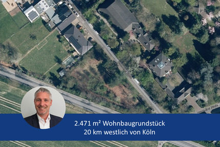 2.471 m² Wohnbaugrundstück in Elsdorf-Heppendorf bei Kerpen-Sindorf - 20 km westlich von Köln