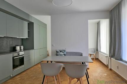 (EF1077_M) Erfurt: Andreasvorstadt, neu möbliertes Apartment in der Innenstadt, diskrete Wohnlage im Innenhof