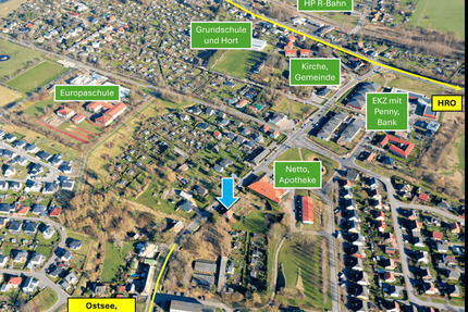 Praktische Doppelhaushälfte - modernisierte Substanz, vielseitig nutzbar, 10 Min. zum Strand - Rövershagen