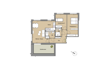 Wohnung zum Mieten in Leverkusen 1.256,00 € 84 m²