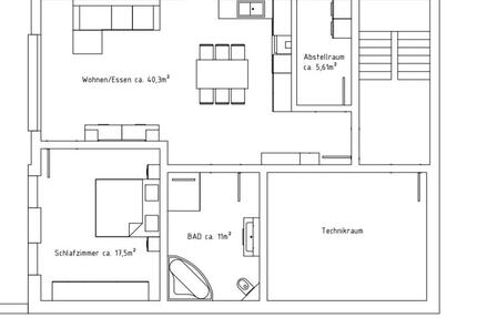 Neue 2-Zimmerwohnung in Buchen - 800,00&nbsp;EUR Kaltmiete, ca.&nbsp; 75,00&nbsp;m&sup2; in Buchen (Odenwald) (PLZ: 74722)