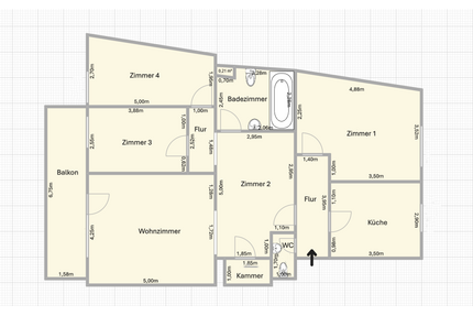 Wohnung zum Mieten in Magdeburg 728,00 € 103.94 m²