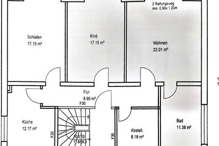 Große OG Wohnung in Ruhiger Lage Erstbezug - Wesel Bislich