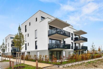 4 Zi Neubau 2023, 96 m², EBK, Südbalkon, Aufzug, Effizienz A, TG - Poing