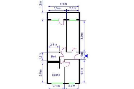 Wohnung zum Mieten in Magdeburg 458,19 € 70.49 m²