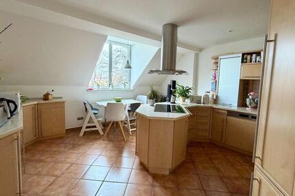 Helle, gemütliche 3-Zimmerwohnung mit Einbauküche, Terrasse und Blick in die Berge - Thale