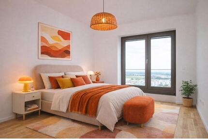 Stilvoll und urban: 3-Zimmer-Wohnung mit Skyline Ausblick - München Aubing-Lochhausen-Langwied