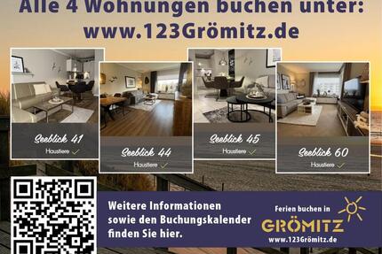 Ferienwohnung über Ostern Seeblick Strandnähe Ostsee Grömitz Hund