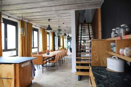 Loft mit 100 m² Wohnbereich, 40 m² Büro und Garten - Ludwigshafen Mundenheim