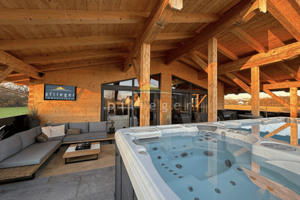 Wohnen im Chalet! Hier beginnt der Urlaub schon ZUHAUSE, 98% autark, +Halle für Hobby od. Lager - Neuhaus am Inn Höchfelden