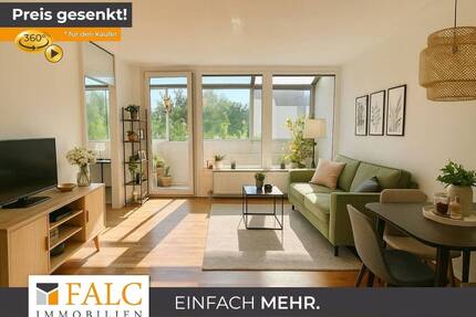 Helle 2-Zimmer-Wohnung mit großzügigem Wintergarten in Augsburg-Lechhausen