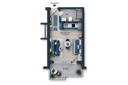 Wohnung zum Kaufen in Senden 115.000,00 € 30 m²