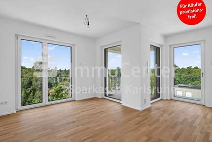 Wohnung zum Kaufen in Karlsruhe Waldstadt 379.500,00 € 52.5 m² - Karlsruhe / Waldstadt